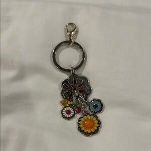 Colorful Brighton Floral Keychain